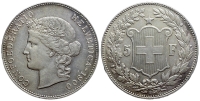 Switzerland-Confoederatio-Helvetica-Francs-1900-AR
