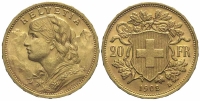 Switzerland-Confoederatio-Helvetica-Francs-1902-Gold