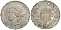 Switzerland-Confoederatio-Helvetica-Francs-1908-AR