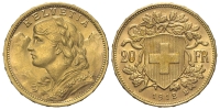 Switzerland-Confoederatio-Helvetica-Francs-1912-Gold
