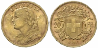 Switzerland-Confoederatio-Helvetica-Francs-1930-Gold