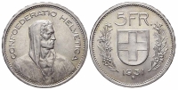 Switzerland-Confoederatio-Helvetica-Francs-1931-AR