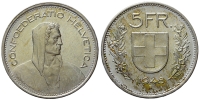 Switzerland-Confoederatio-Helvetica-Francs-1948-AR