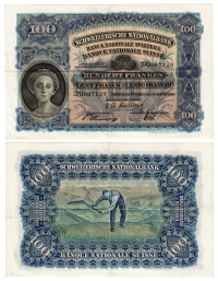 Switzerland-Confoederatio-Helvetica-Francs-1949-BN