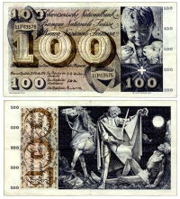 Switzerland-Confoederatio-Helvetica-Francs-1956-BN