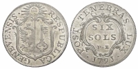 Switzerland-Geneve-Sols-1791-AR