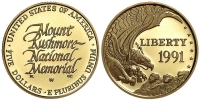 United-States-Commemoratives-Dollars-1991-Gold
