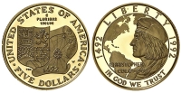 United-States-Commemoratives-Dollars-1992-Gold