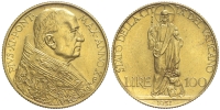 Vatican-City-Pio-XI-Lire-1931-Gold