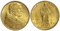 Vatican-City-Pio-XI-Lire-1933-34-Gold