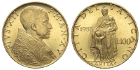 Vatican-City-Pio-XII-Lire-1953-Gold