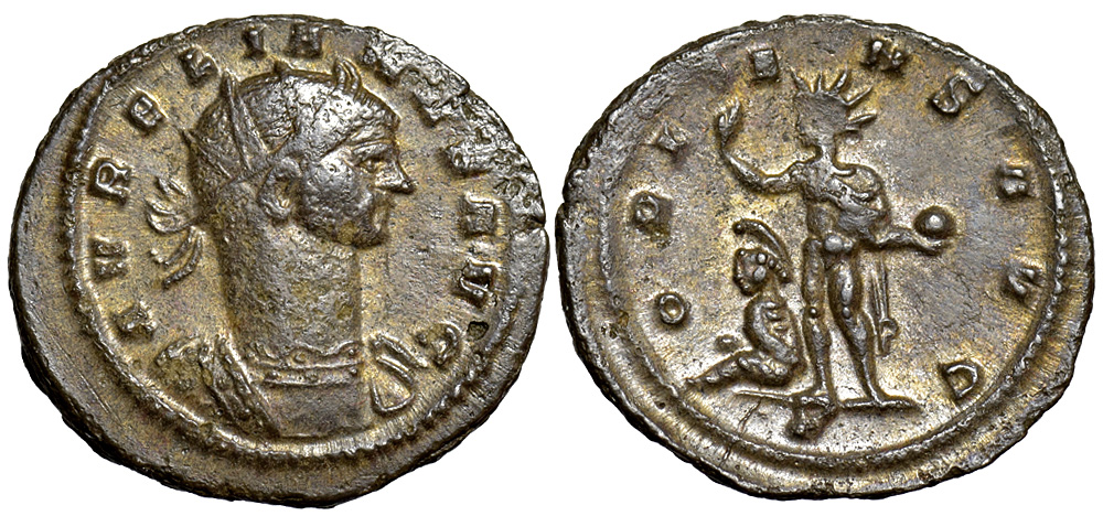 Ancient Roman Empire Aurelianus Antoninianus 
