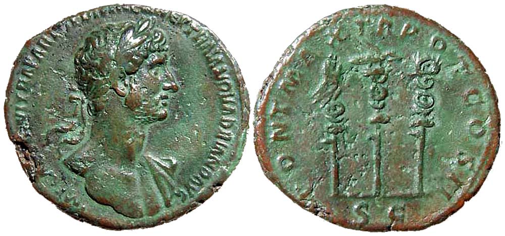Ancient Roman Empire Hadrianus 