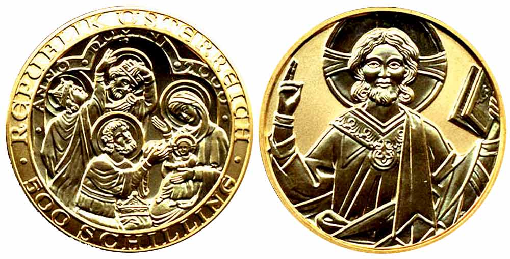 Austria Republic Schilling 2000 Gold 