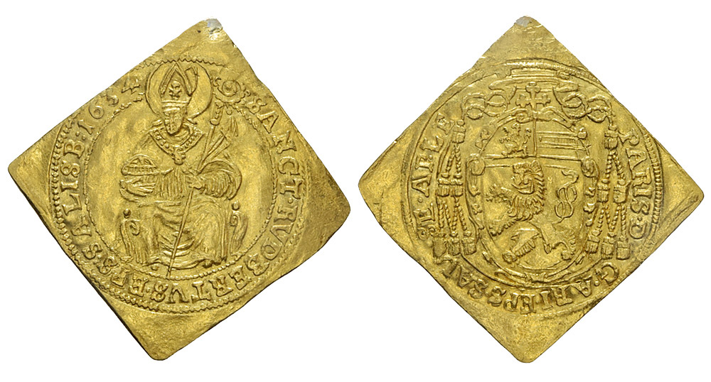 Austria Salzburg Paris Graf Lodron Ducat 1634 Gold 