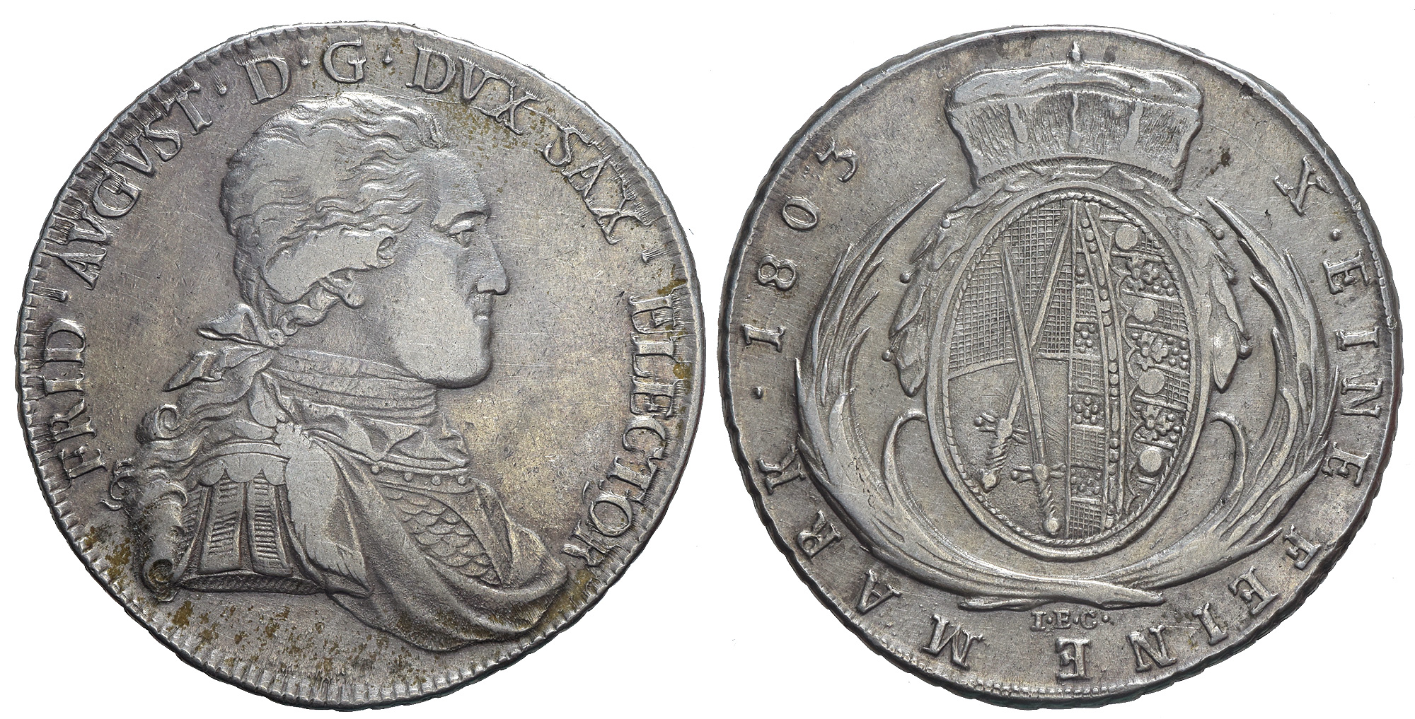 Germany Saxony Friedrich August Thaler 1803 
