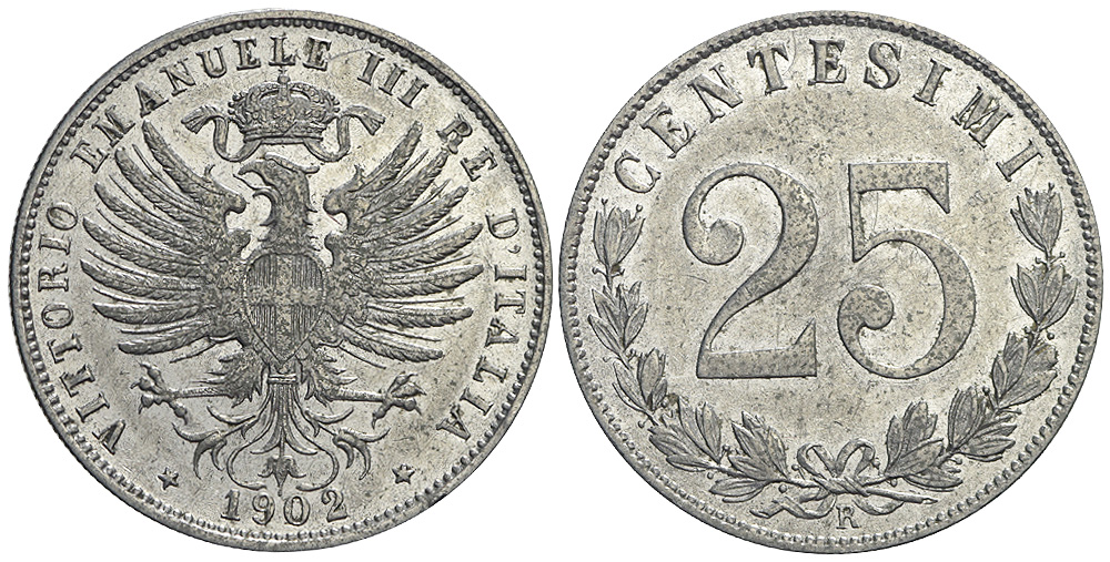 Italy Kingdom Vittorio Emanuele Cent 1902 