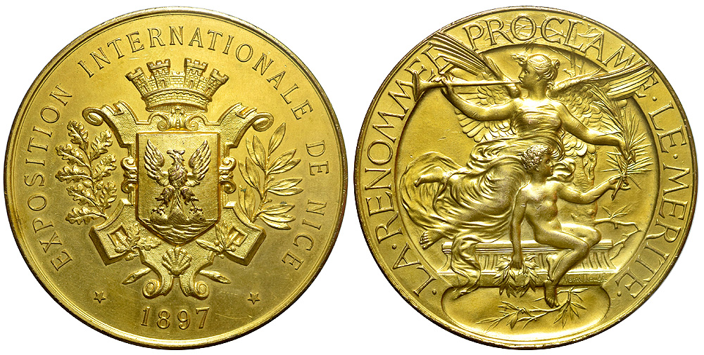 Medals France Republic Medal 1897 