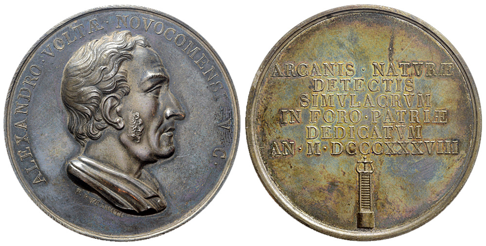 Medals Italy Como Medal 1838 