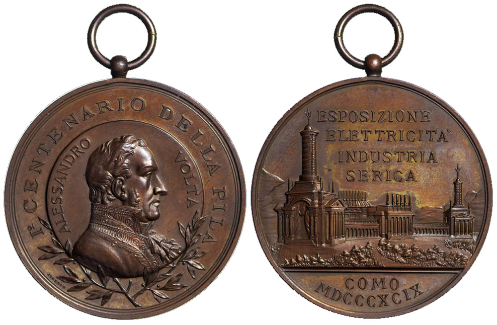 Medals Italy Como Medal 1899 