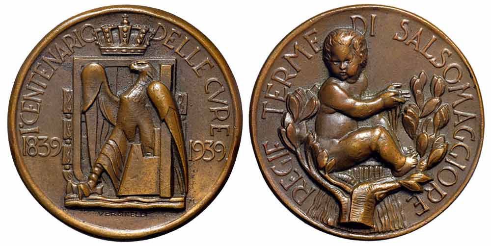Medals Italy Salsomaggiore Medal 1939 
