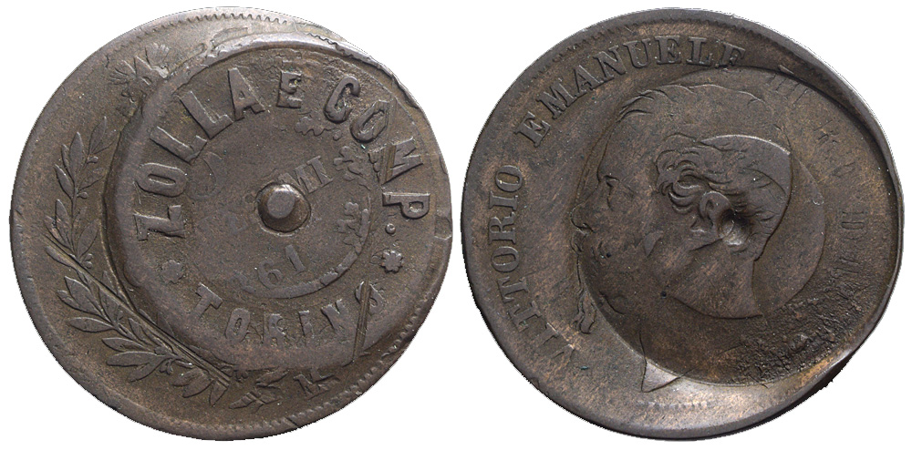 Medals Italy Torino Token 1861 
