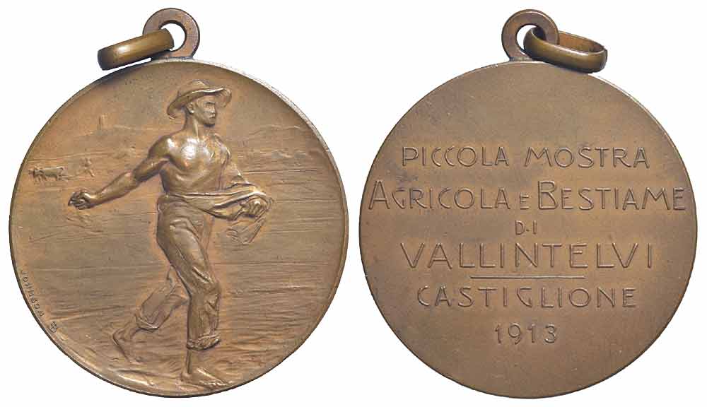 Medals Italy Vallintelvi Castiglione Medal 1913 