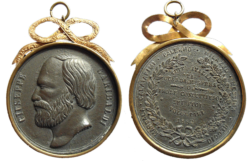 Medals Italy Vittorio Emanuele Medal 1860 