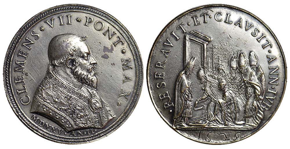 Medals Rome Clement Medal 1525 