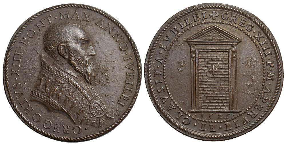 Medals Rome Gregory XIII Medal 1575 