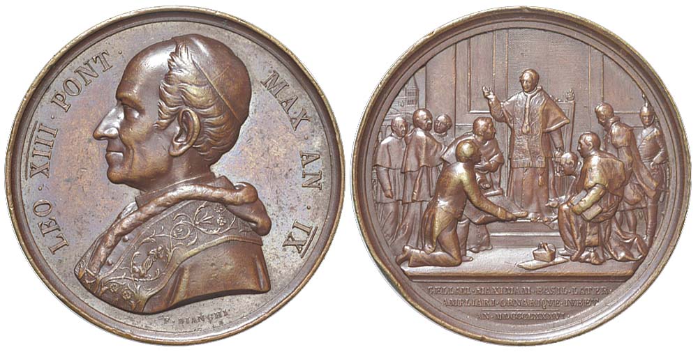 Medals Rome XIII Medal 1886 