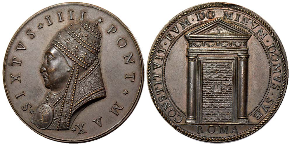 Medals Rome Sixtus Medal 