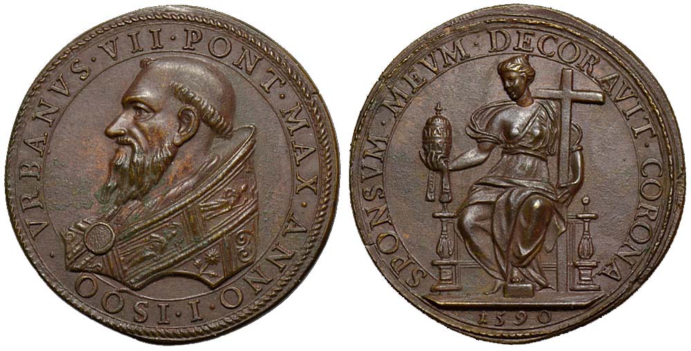 Medals Rome Urban Medal 1590 