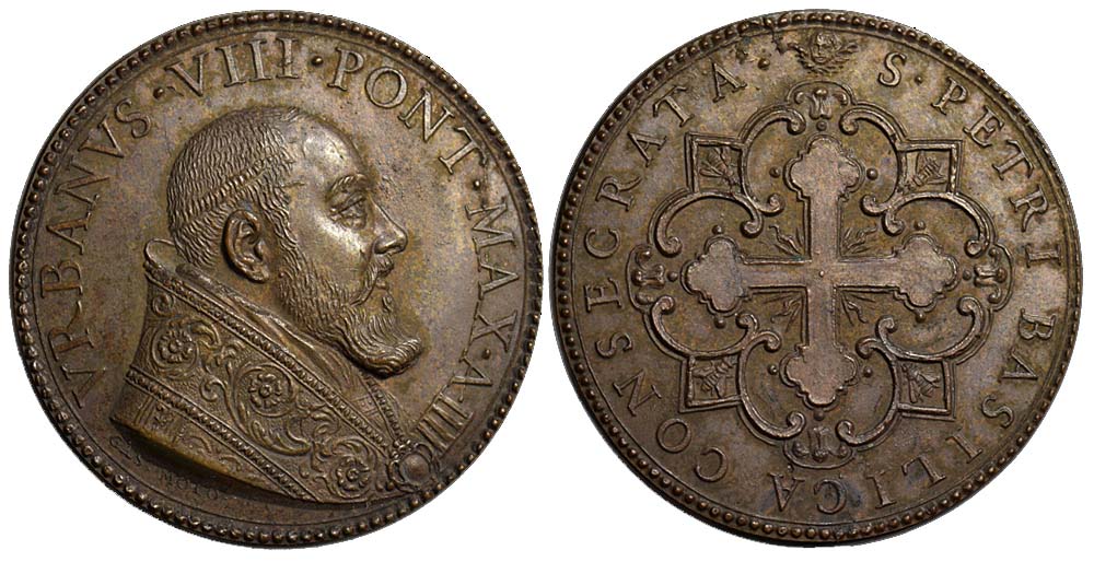 Medals Rome Urban VIII Medal 1627 