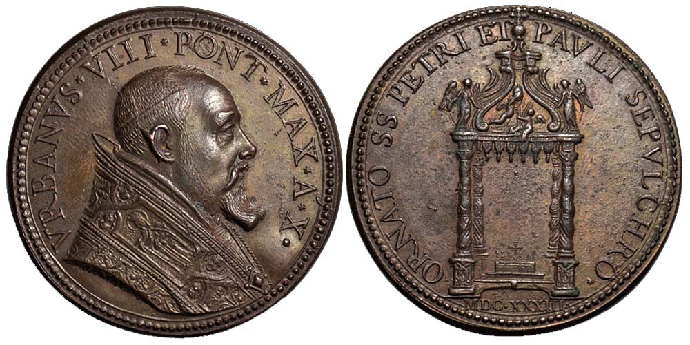Medals Rome Urban VIII Medal 1633 