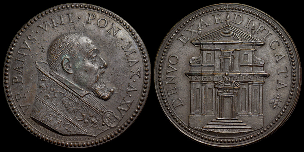 Medals Rome Urban VIII Medal 1638 