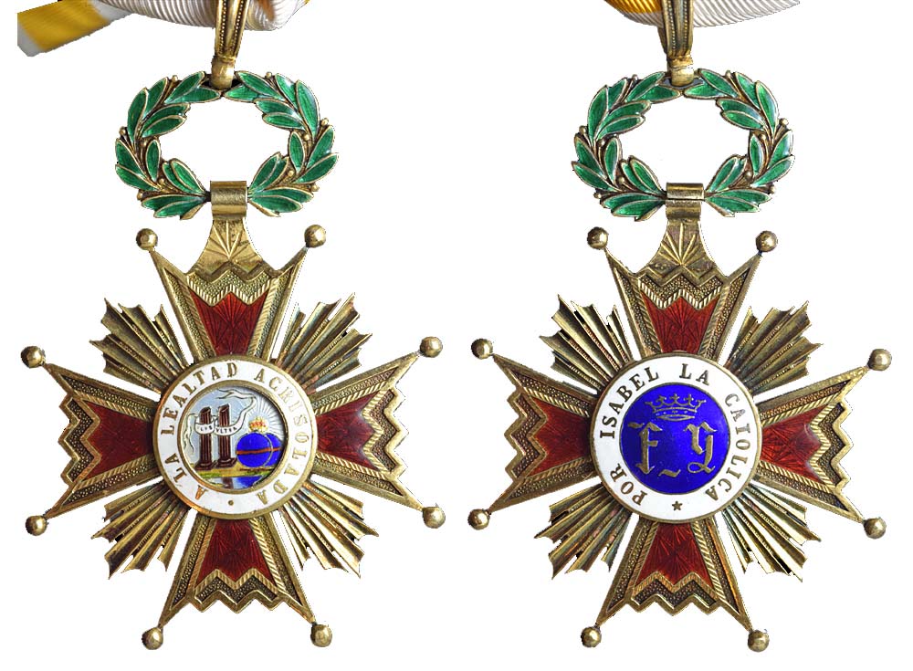 Medals Spain Franco Order Isabella Catholic 