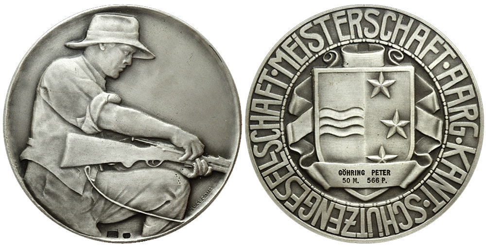 Medals Switzerland Aargau Medal 