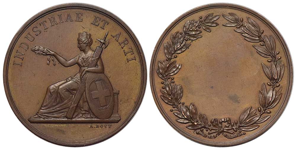 Medals Switzerland Medal 1848 