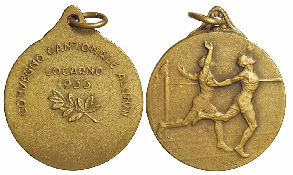 Medals Switzerland Ticino Medal 1933 