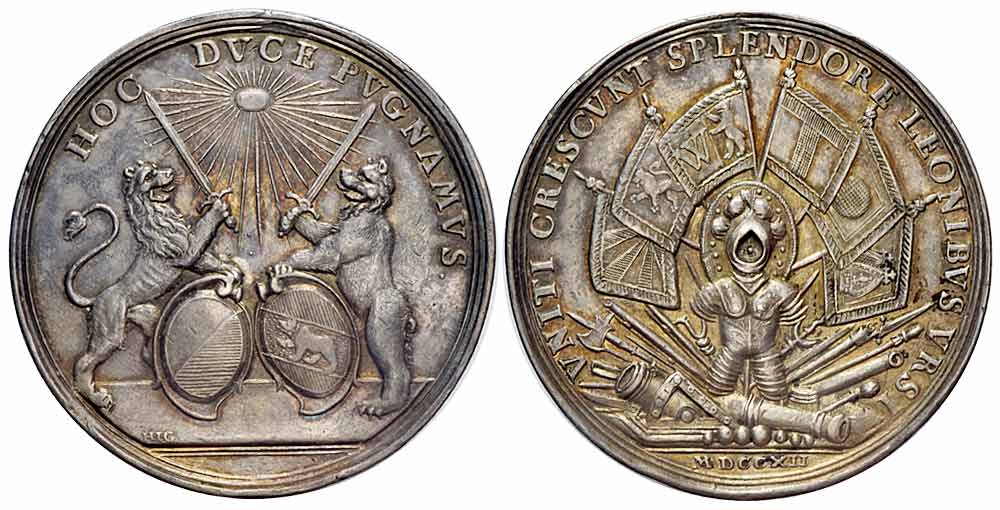 Medals Switzerland Zurich Medal 1712 