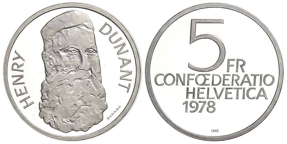 Switzerland Commemorative Coinage Francs 1978 CuNi 
