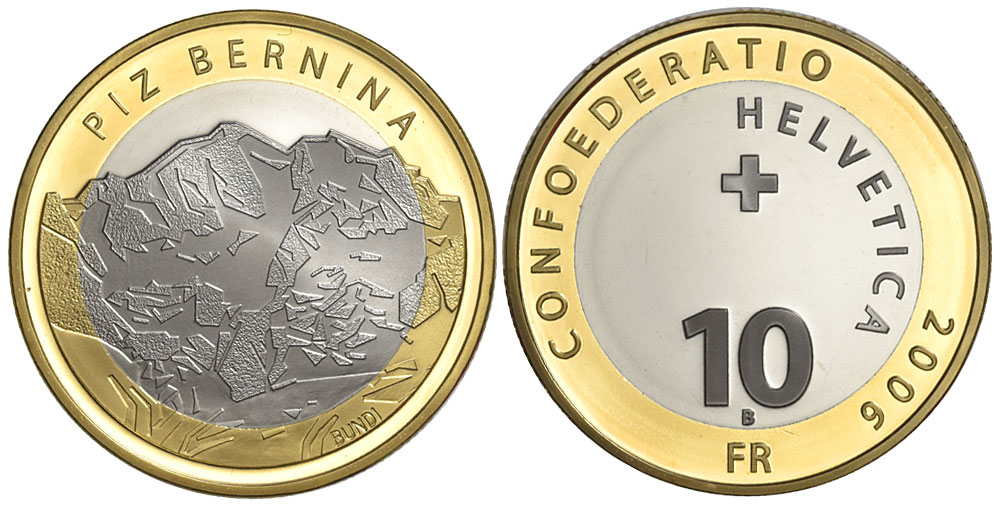 Switzerland Commemorative Coinage Francs 2006 CuNi 