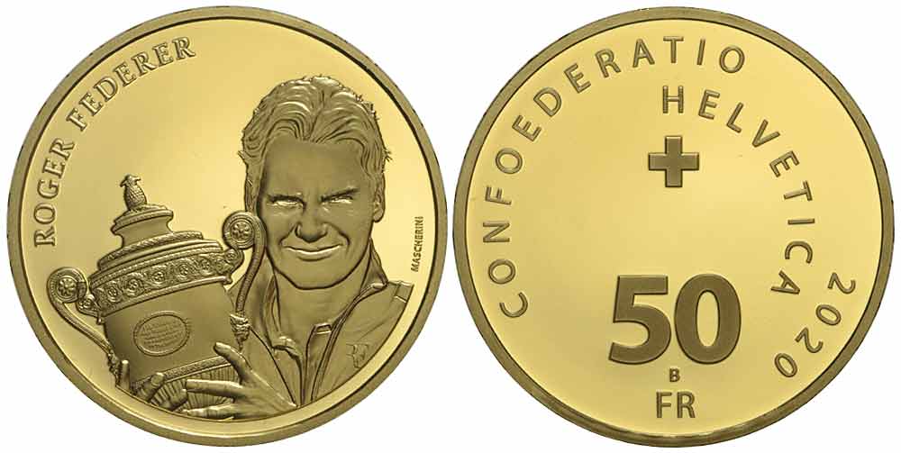 Switzerland Commemorative Coinage Francs 2020 Gold 