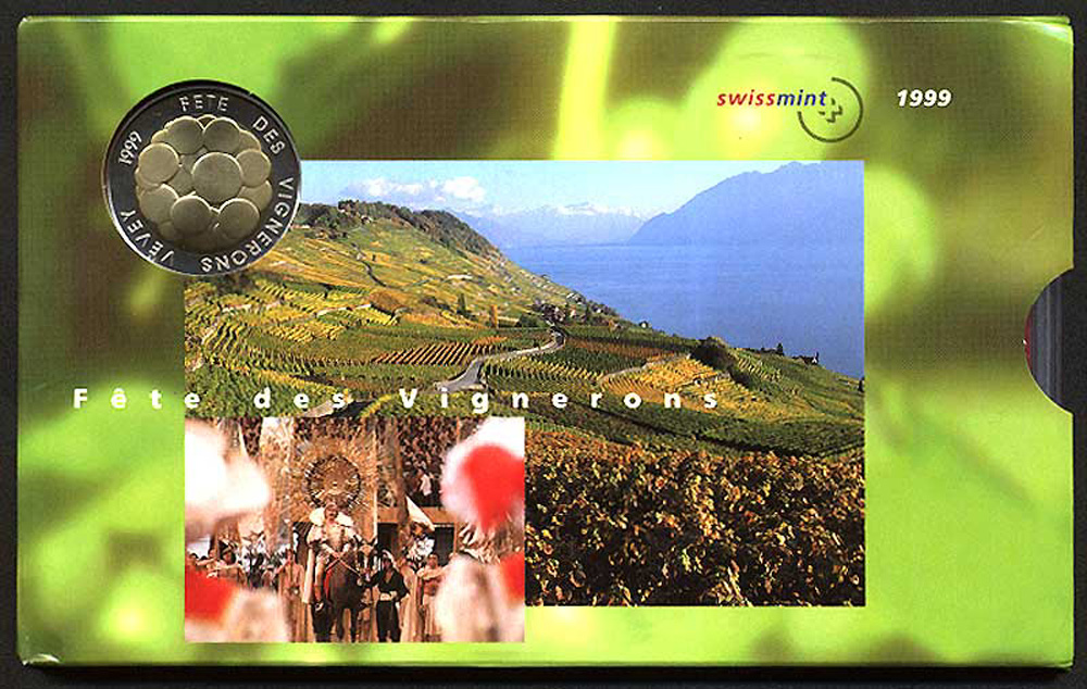 Switzerland Confoederatio Helvetica 1999 CuNi 