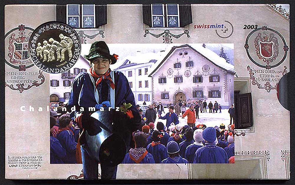 Switzerland Confoederatio Helvetica 2003 CuNi 