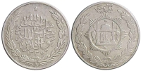 Afghanistan-Barakzai-Habibullah-Khan-Rupee-1337-AR