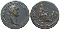 Ancient-Roman-Empire-Domitianus-caesar-As-ND-AE