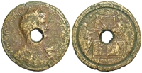 Ancient-Roman-Empire-Hadrianus-Medaillon-ND-AE