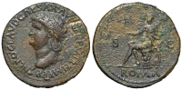 Ancient-Roman-Empire-Nero-Sestertius-ND-AE